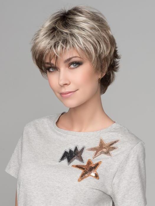 Sand Multi Rooted 14.24.12 | Medium Ash Blonde, Lightest Ash Blonde and Lightest Brown Blend with Shaded Roots