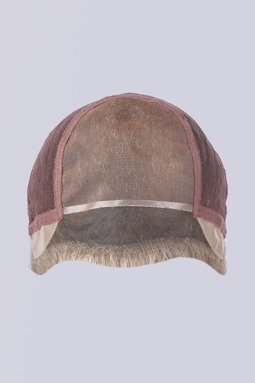 Cap construction - Extended ear-to-ear lace front, single monofilament, and hand-tied back