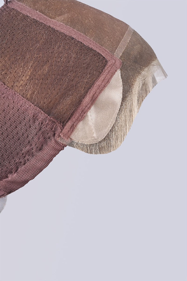 Cap construction - Extended ear-to-ear lace front, single monofilament, and hand-tied back