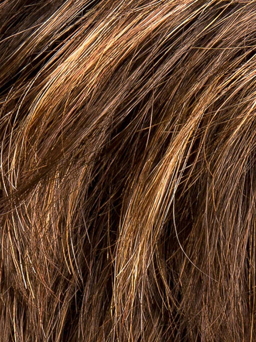 Hazelnut Rooted 830.31.6 | Medium Brown Blended with Light Auburn and Light Reddish Auburn with Dark Brown Blend and Shaded Roots