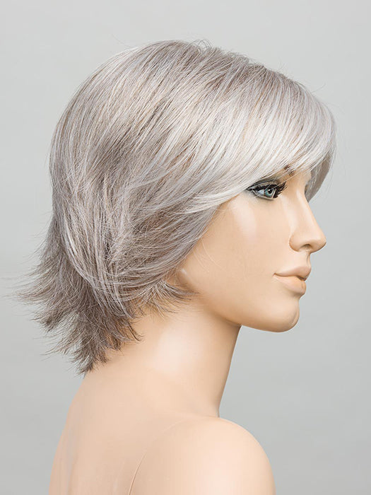 Snow Mix 60.56.58 | Pearl White, Lightest Blonde, And Black/Dark Brown With Grey Blend