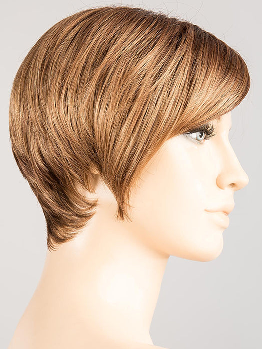 Mocca Rooted 8.30.27.20 | Medium Brown Blended with Light Auburn and Dark/Light Strawberry Blonde Blend and Shaded Roots