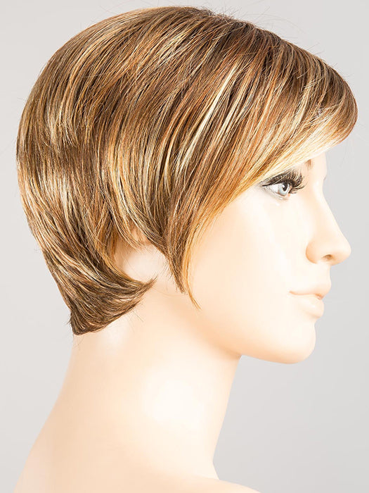 Tobacco Rooted 8.30.31.26.6 | Medium Brown, Light Auburn, Light Reddish Auburn, Light Golden Blonde and Dark Brown with Shaded Roots