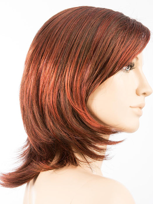 Granat Red Shaded 132.133.6 | Granat Red Base with Brown and Dark Auburn Lowlights with Dark Roots