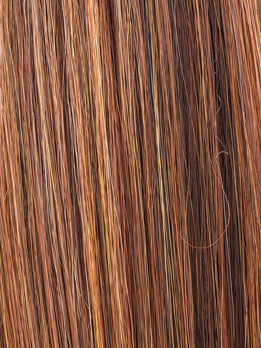 Safran Red Rooted 29.28.33 | Copper Red and Light Copper Red with Dark Auburn Blend and Shaded Roots