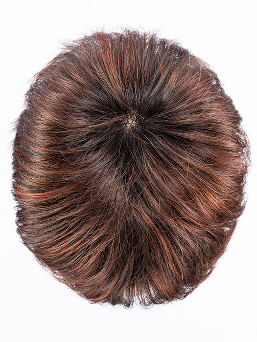 Dark Auburn Rooted 33.4.130 | Dark Auburn and Darkest Brown with Deep Copper Brown Blend