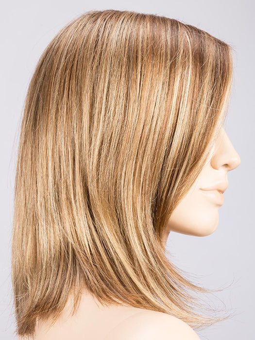 Light Bernstein Rooted 12.26.27 | Light Auburn, Light Honey Blonde, and Light Reddish Brown Blend and Dark Roots