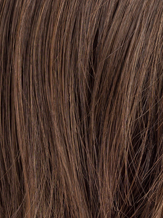 Dark Chocolate Rooted 4.33.6 | Darkest Brown, Dark Auburn And Dark Brown Blend With Shaded Roots