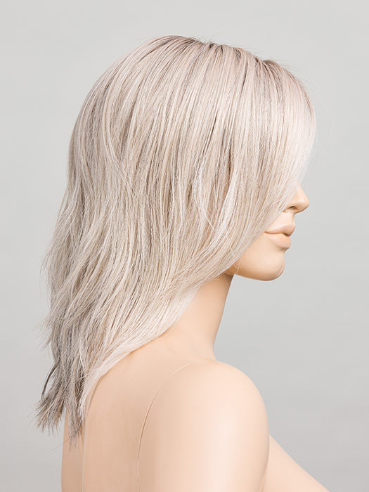 Silver Blonde Rooted 60.101.24| Pearl White With Pearl Platinum And Lightest Ash Blonde Blend With Shaded Roots