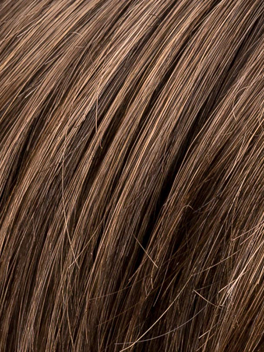 Chocolate Rooted 830.6 | Medium to Dark Brown base with Light Reddish Brown Highlights and Dark Roots