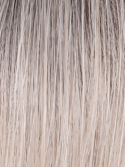 Pearl Rooted 101.49 | Pearl Platinum and Dark Ash Blonde with Grey Blend and Shaded Roots