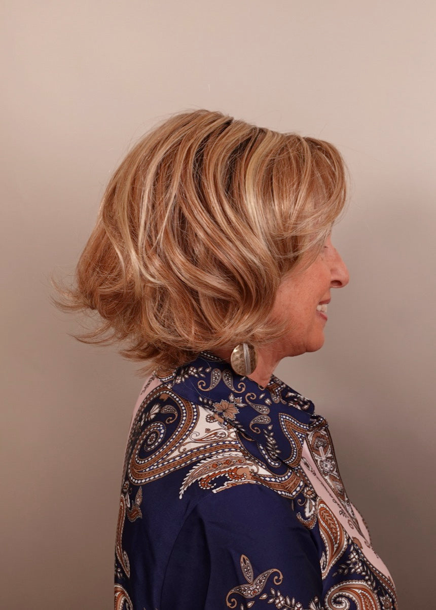 Frannie wearing Stand Out Style in Shaded Wheat
