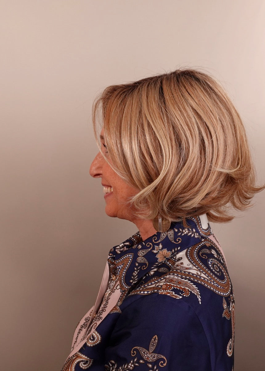 Frannie wearing Stand Out Style in Shaded Wheat