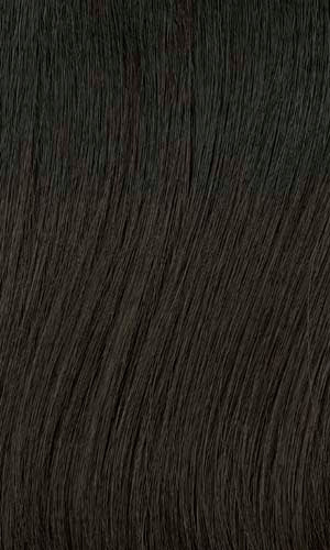 Dark brown with medium brown highlights and black roots