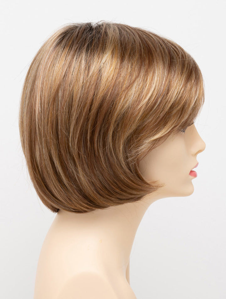 Golden Nutmeg | 27/26/23 R8 | 3-Tone blend of a Cinnamon Brown Base, Chocolate, Brown Roots, and Golden Blonde highlights
