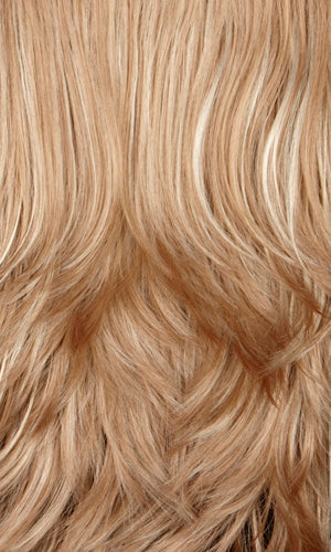 Dark blonde with light wheat blonde highlights