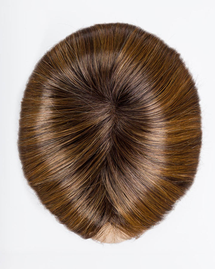 Mocca Rooted 830.27.12 | Medium Brown Blended With Light Auburn And Dark Strawberry Blonde With Lightest Brown Blend And Shaded Roots