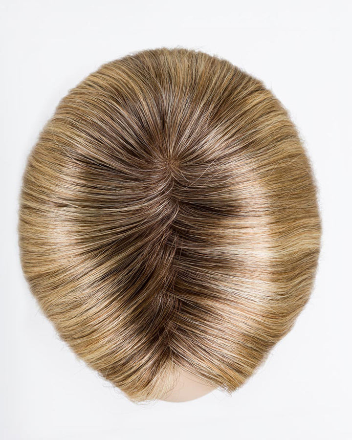 Sandy Blonde Rooted 16.22.20 | Medium Blonde, Light Neutral Blonde, And Light Strawberry Blonde Blend With Shaded Roots