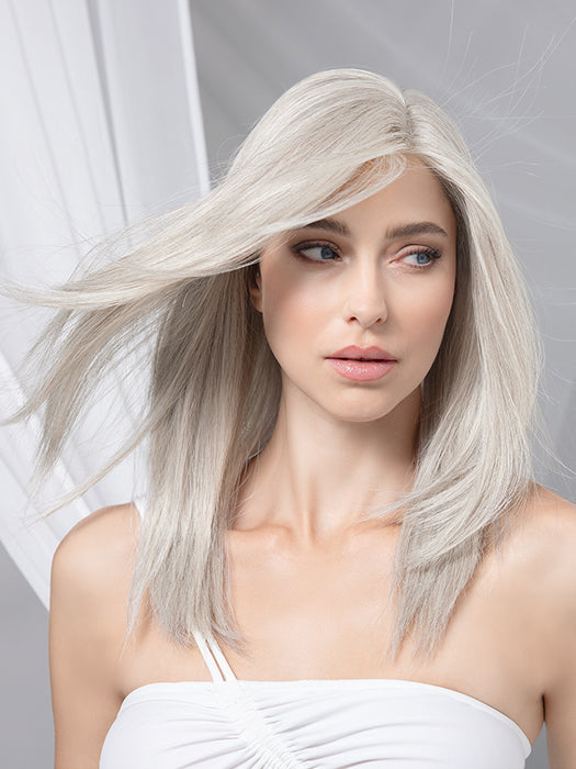 Image Deluxe In Snow Mix 60.56.58 | Pearl White, Lightest Blonde, And Black/Dark Brown With Grey Blend