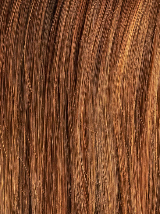 Cinnamon Rooted 130.29.33 | Deep Copper Brown, Copper Red, and Dark Auburn Blend with Dark Shaded Roots