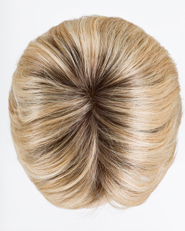 Champagne Rooted 22.16.25 | Light Neutral Blonde And Medium Blonde With Lightest Golden Blonde Blend And Shaded Roots