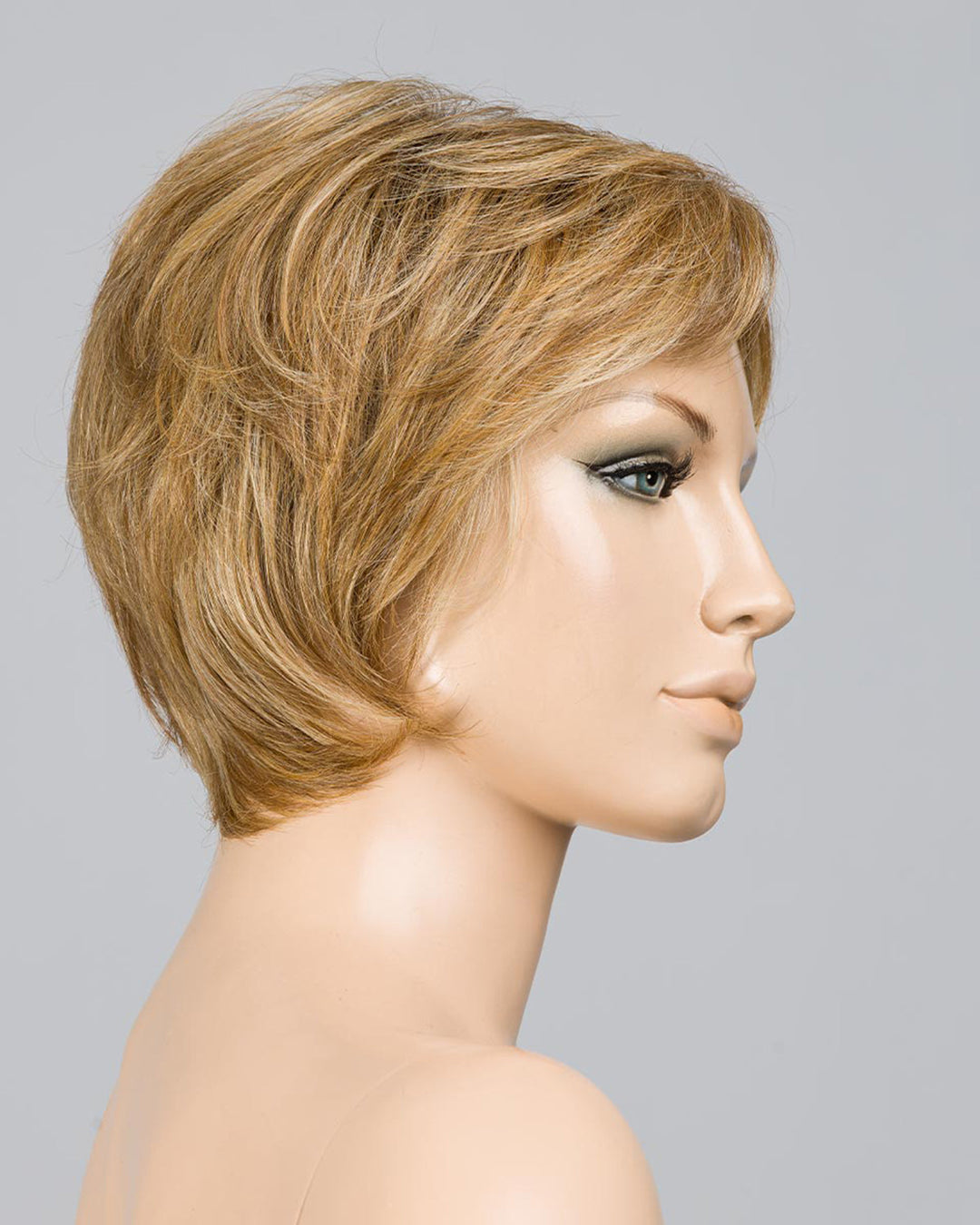 Light Bernstein Rooted 20.26.27 | Light Golden Blonde, Light Strawberry Blonde And Dark Strawberry Blonde Blend With Shaded Roots
