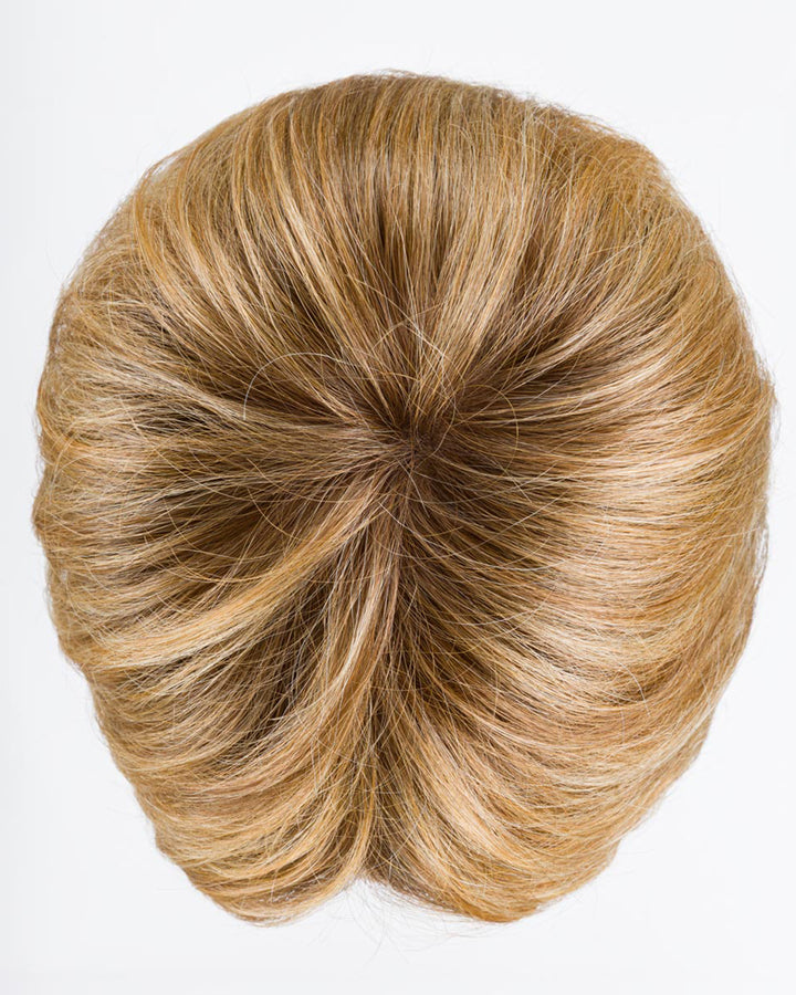 Light Bernstein Rooted 20.26.27 | Light Golden Blonde, Light Strawberry Blonde And Dark Strawberry Blonde Blend With Shaded Roots