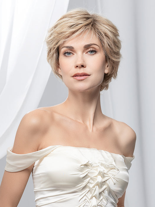 Champagne Rooted 22.16.25 | Light Neutral Blonde And Medium Blonde With Lightest Golden Blonde Blend And Shaded Roots