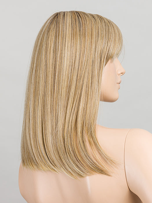 Sahara Beige Rooted 26.25.19 | Light Golden Blonde And Lightest Golden Blonde With Light Honey Blonde Blend And Shaded Roots