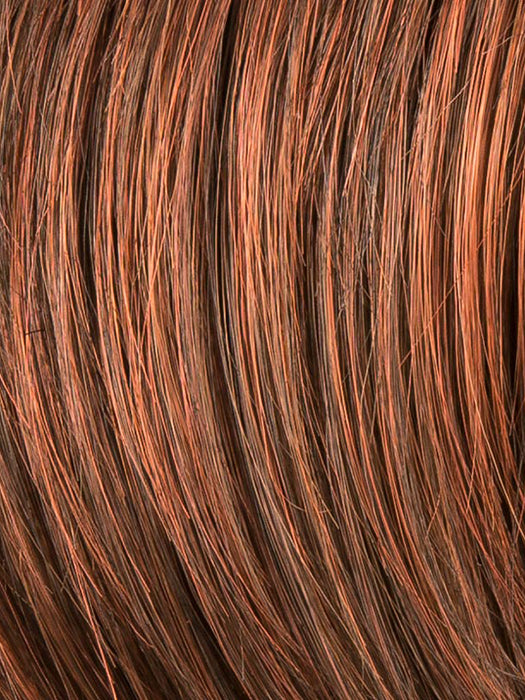 Auburn Rooted 33.130.6 | Dark Auburn, Bright Copper Red, and Warm Medium Brown Blend with Dark Roots