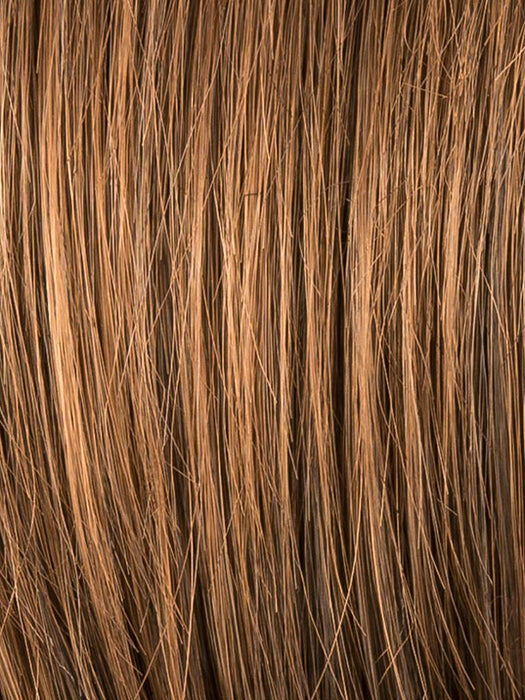 Chocolate Rooted 830.6 | Medium to Dark Brown base with Light Reddish Brown Highlights and Dark Roots