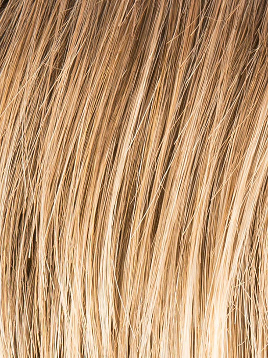 Sand Rooted 14.20.12 | Light Brown, Medium Honey Blonde, and Light Golden Blonde Blend with Dark Roots