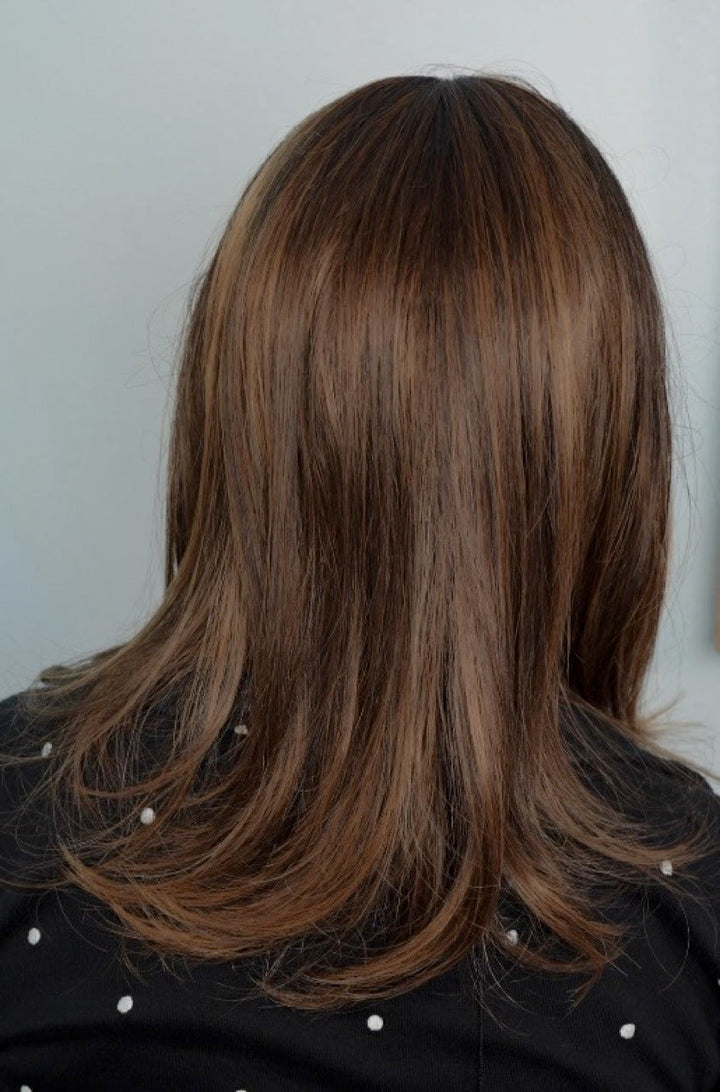 Marlene wearing Jillian in FS6/30/27 Toffee Truffle