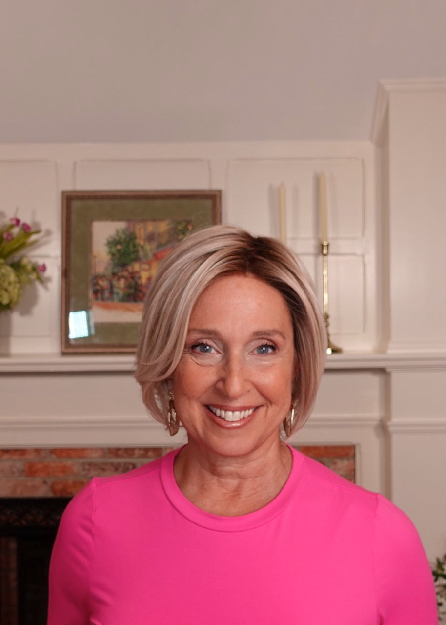 Frannie wearing Ignite in FS17/101S18 Palm Springs Blonde