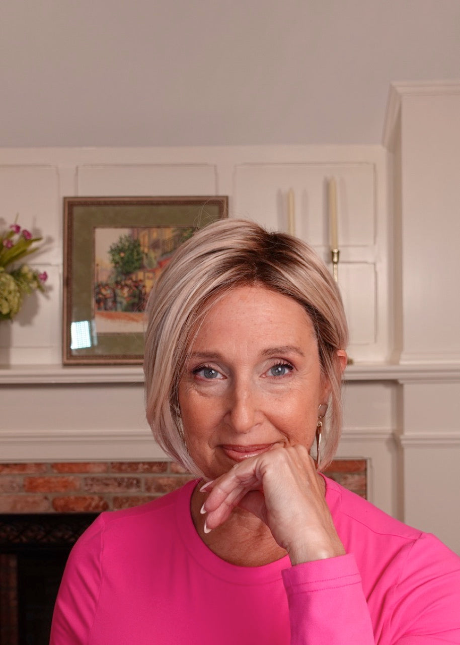 Frannie wearing Ignite in FS17/101S18 Palm Springs Blonde