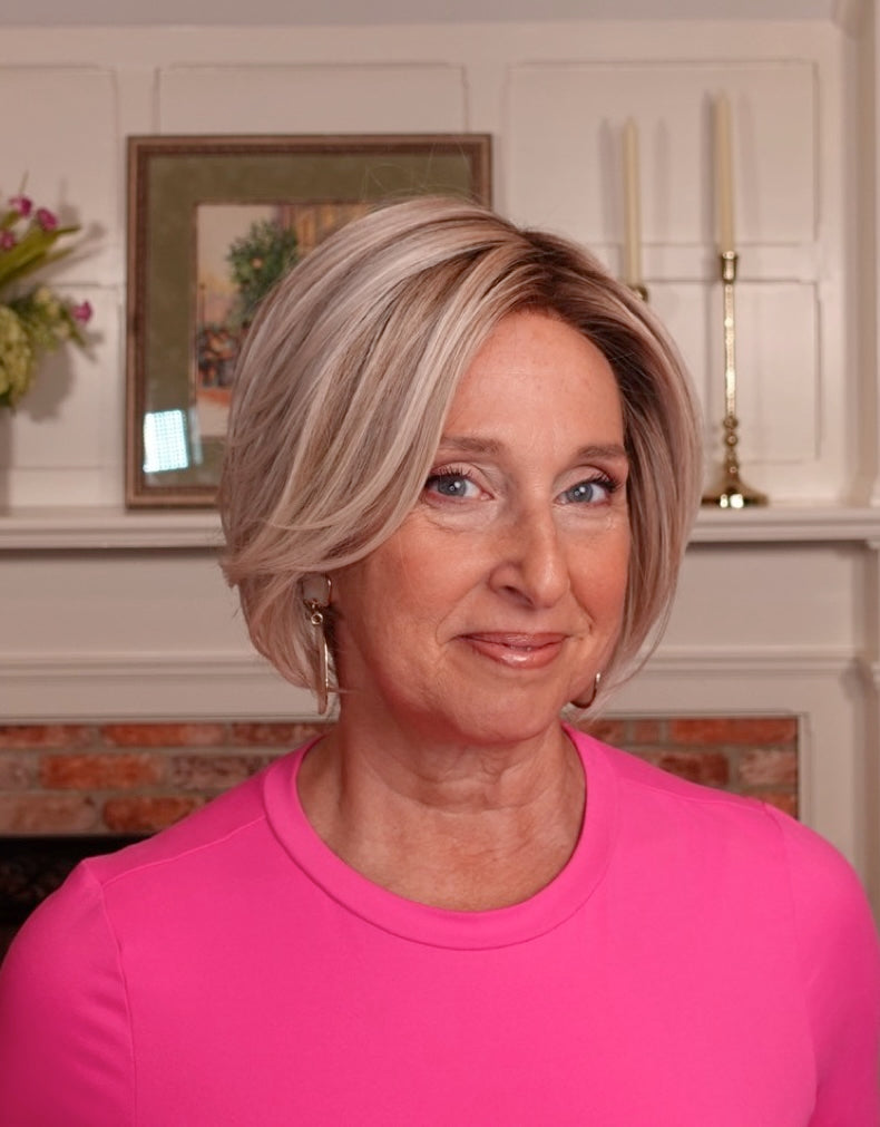 Frannie wearing Ignite in FS17/101S18 Palm Springs Blonde