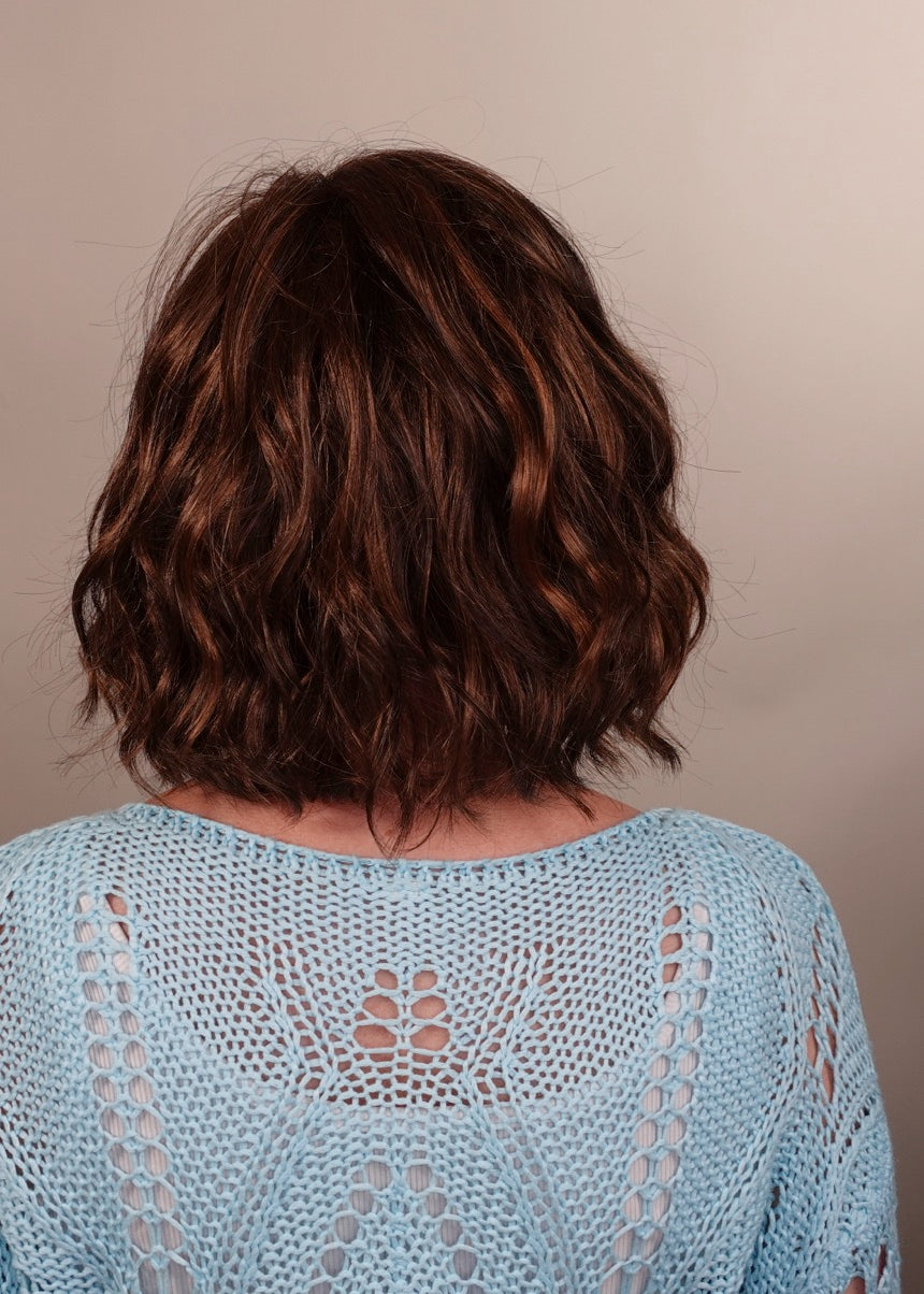 Frannie wearing January in FS6/30/27 Toffee Truffle