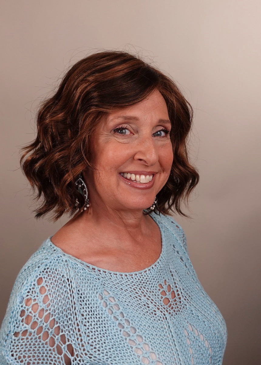 Frannie wearing January in FS6/30/27 Toffee Truffle
