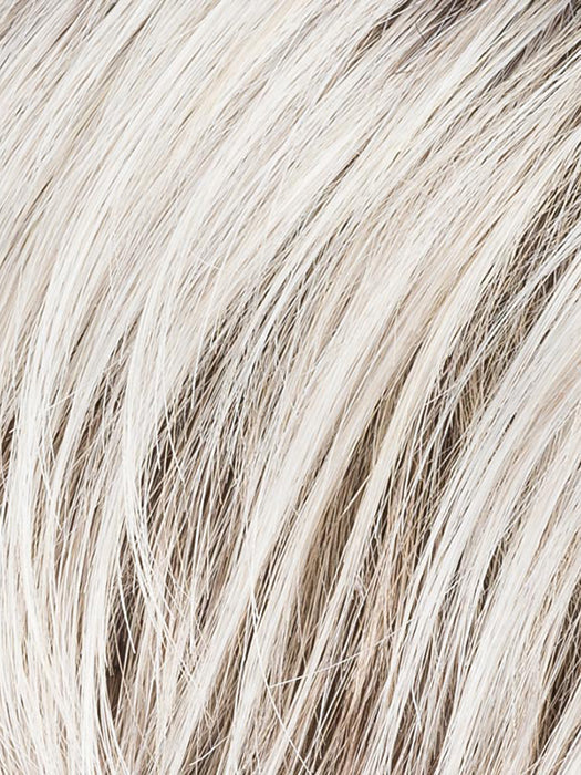 Silver Blonde Rooted 60.23 | Pearl White and Lightest Pale Blonde Blend with Shaded Roots