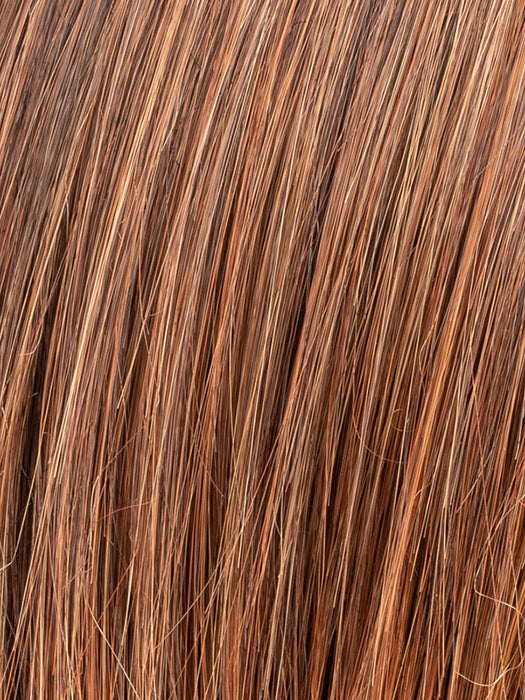 Cinnamon Brown Rooted 33.30.130 | Dark Auburn, Light Auburn and Deep Copper Brown with Dark Shaded Roots