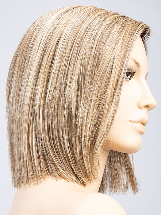 Sand Multi Rooted 14.24.12 | Medium Ash Blonde, Lightest Ash Blonde, and Lightest Brown Blend with Dark Shaded Roots