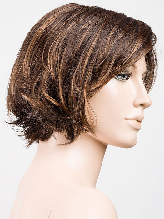 Chocolate Rooted 6.8.30 | Dark Brown and Medium Brown With Light Auburn Blend With Shaded Roots