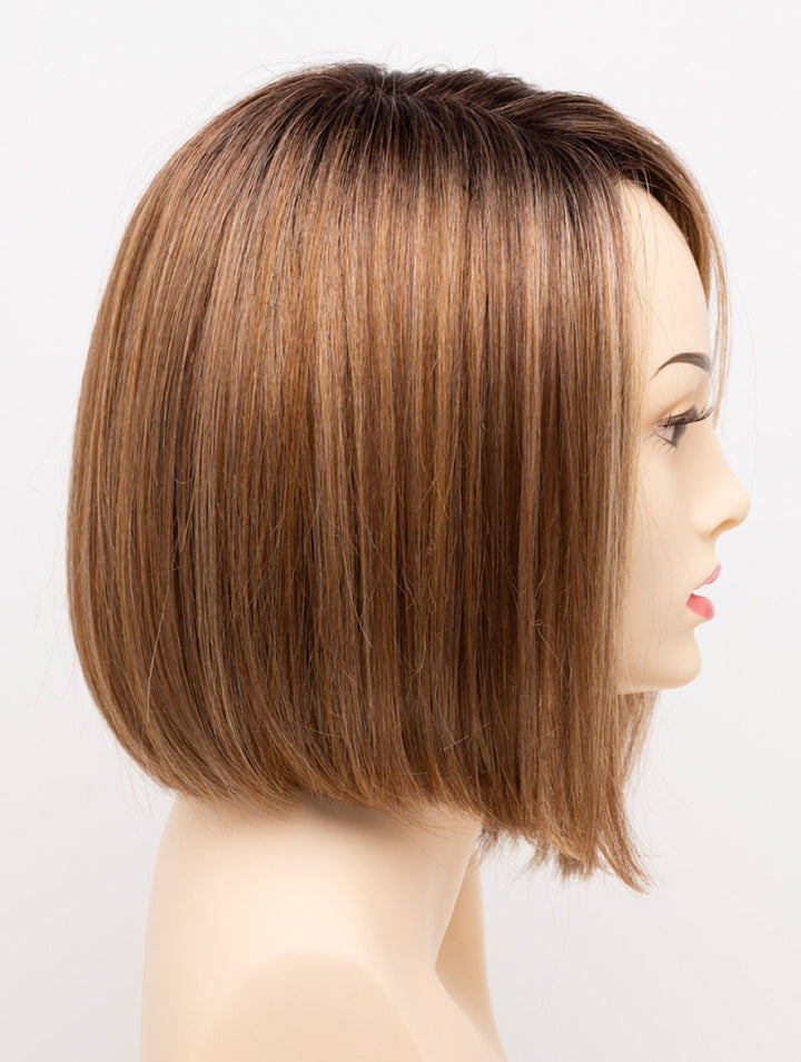 Golden Nutmeg | 27/26/23 R8 | 3-Tone blend of a Cinnamon Brown Base, Chocolate, Brown Roots, and Golden Blonde highlights