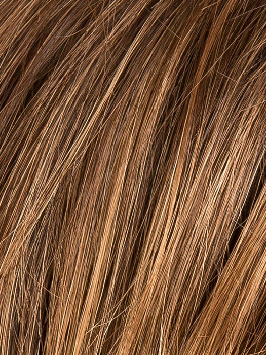 Toffee Brown 830.27.6 | Dark/Medium Brown blended with Light Auburn and Dark Strawberry Blonde with Shaded Roots