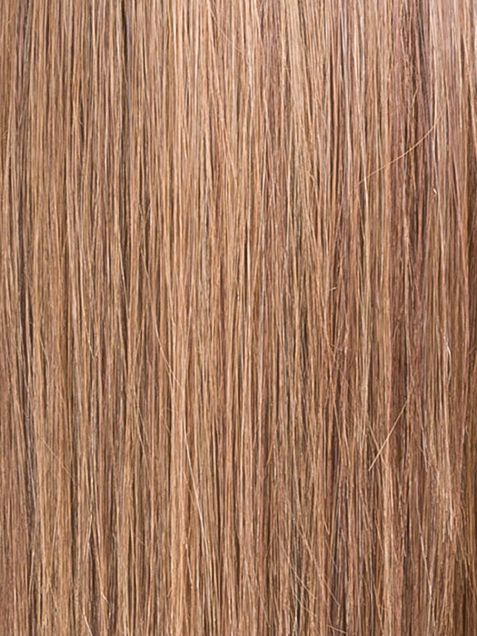 Chocolate Rooted 8.30.27.9 | Medium Brown blended with Light Auburn, Dark Strawberry Blonde and Medium Warm Brown Blend with Shaded Roots
