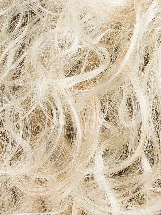 Loop in Pastel Blonde Rooted 25.23.26 | Lightest Golden Blonde, Lightest Pale Blonde, and Light Golden Blonde blend with Dark Shaded Roots