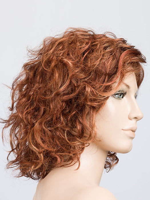 Loop in Safran Red Rooted 29.28.130 | Copper Red, Light Copper Red, and Deep Copper Brown blend with Dark Shaded Roots