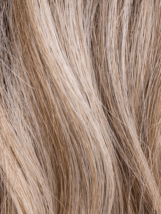 Pearl Blonde Rooted 101.20.25 | Pearl Platinum Blended with Light Strawberry Blonde and Lightest Golden Blonde with Shaded Roots