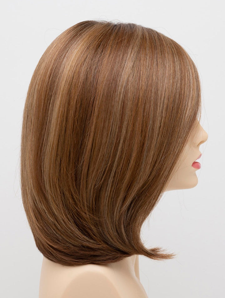 Golden Nutmeg | 27/26/23 R8 | 3-Tone blend of a Cinnamon Brown Base, Chocolate, Brown Roots, and Golden Blonde highlights