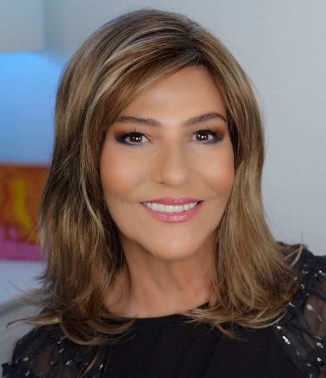 Marlene wearing Glamour in Toffee